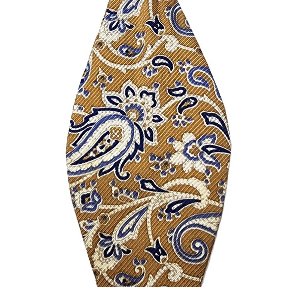 Beau Ties LTD of Vermont Multicolor Paisley Silk Bow Tie Adjustable - Picture 5 of 5